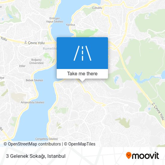 3 Gelenek Sokağı map