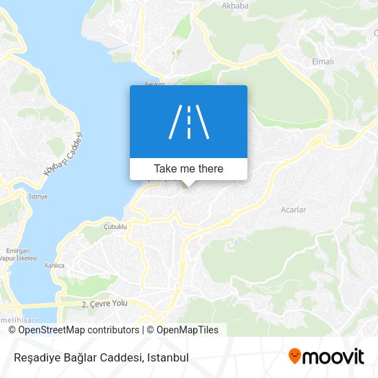Reşadiye Bağlar Caddesi map