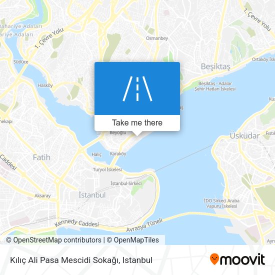 Kılıç Ali Pasa Mescidi Sokağı map
