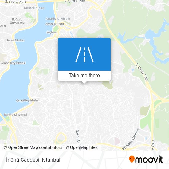 İnönü Caddesi map