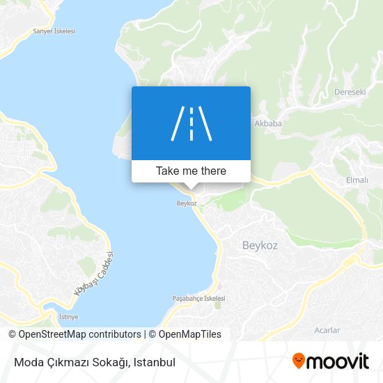 Moda Çıkmazı Sokağı map