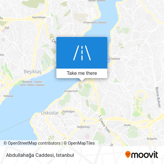 Abdullahağa Caddesi map
