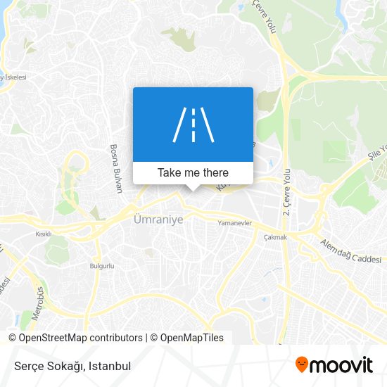 Serçe Sokağı map