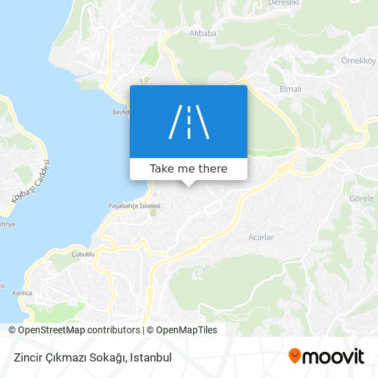 Zincir Çıkmazı Sokağı map