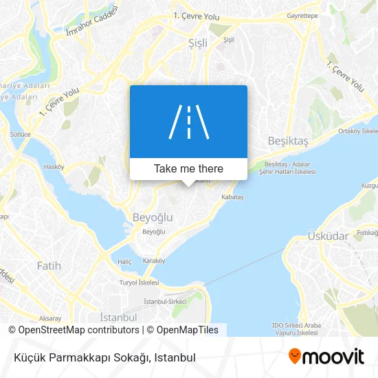 Küçük Parmakkapı Sokağı map