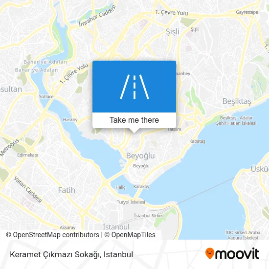 Keramet Çıkmazı Sokağı map