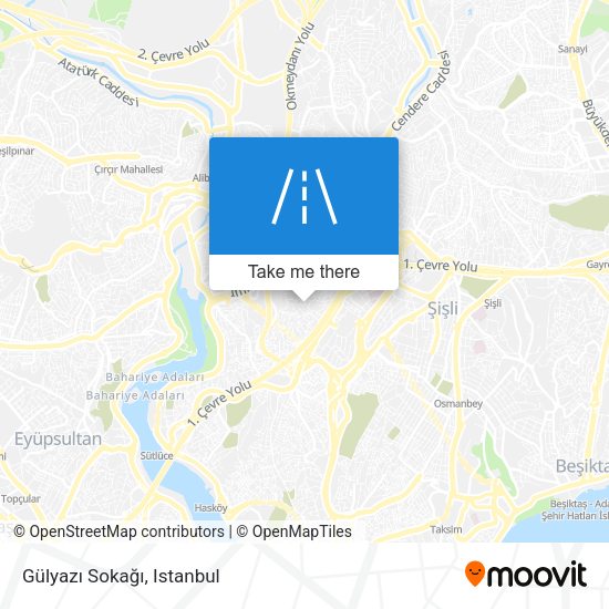 Gülyazı Sokağı map
