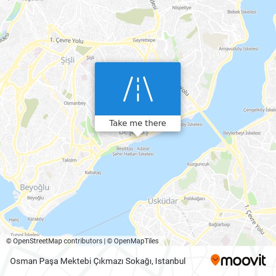 Osman Paşa Mektebi Çıkmazı Sokağı map