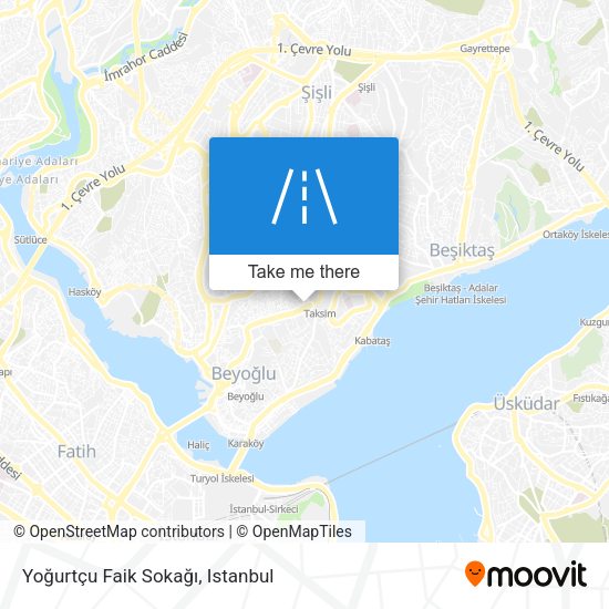 Yoğurtçu Faik Sokağı map