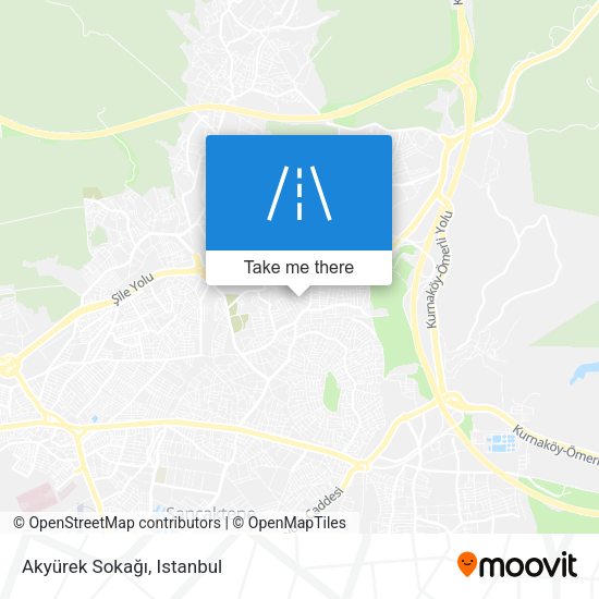 Akyürek Sokağı map