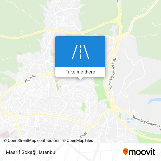 Maarif Sokağı map