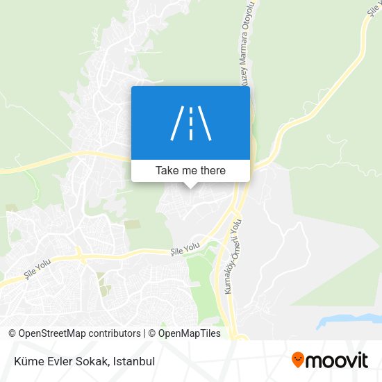 Küme Evler Sokak map