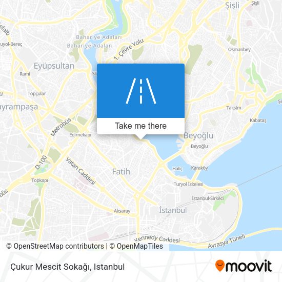 Çukur Mescit Sokağı map