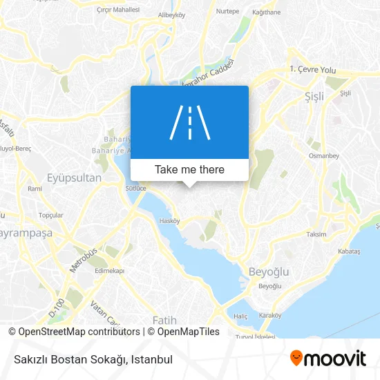 Sakızlı Bostan Sokağı map