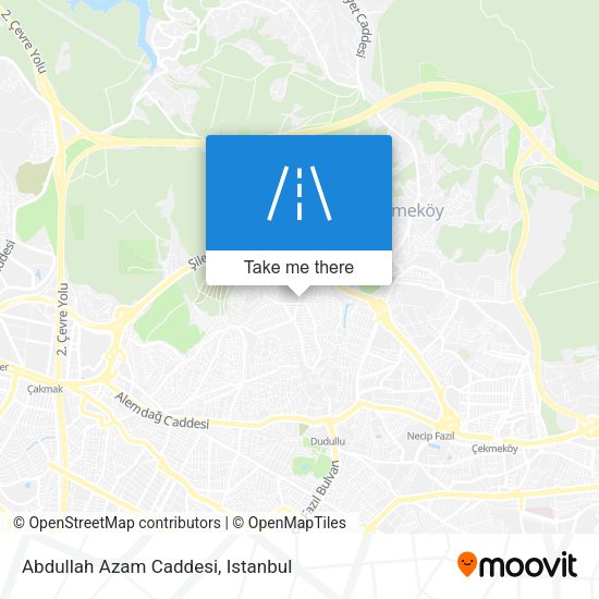 Abdullah Azam Caddesi map