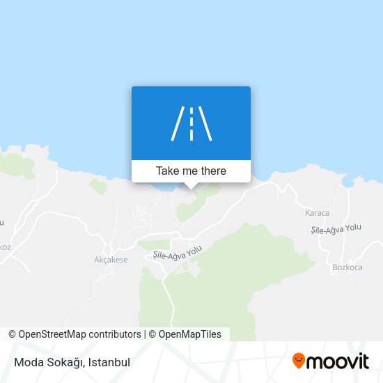 Moda Sokağı map