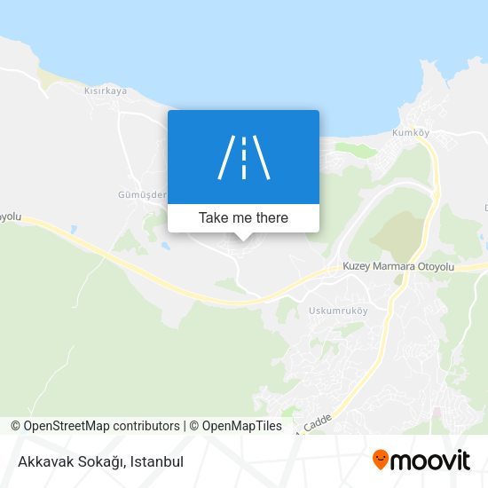 Akkavak Sokağı map