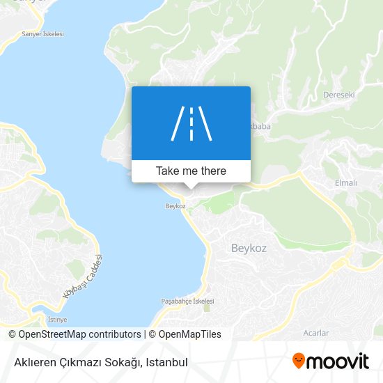 Aklıeren Çıkmazı Sokağı map