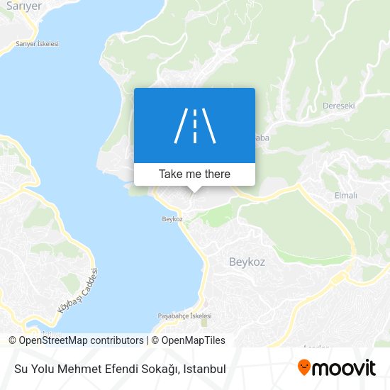 Su Yolu Mehmet Efendi Sokağı map
