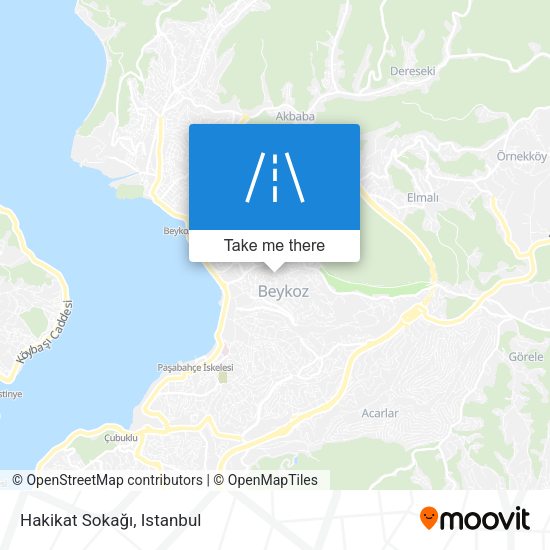 Hakikat Sokağı map