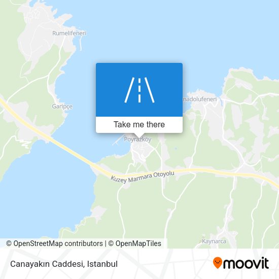 Canayakın Caddesi map