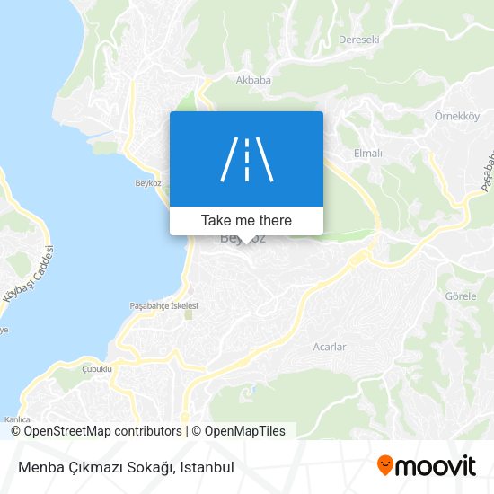 Menba Çıkmazı Sokağı map