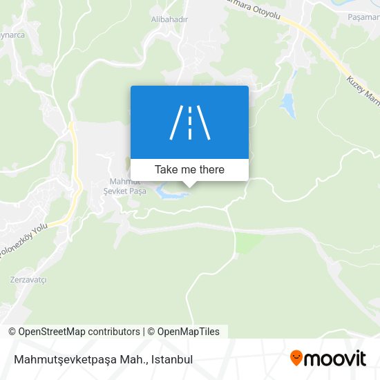 Mahmutşevketpaşa Mah. map