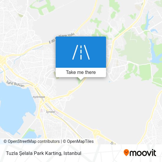 Tuzla Şelala Park Karting map