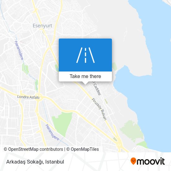 Arkadaş Sokağı map