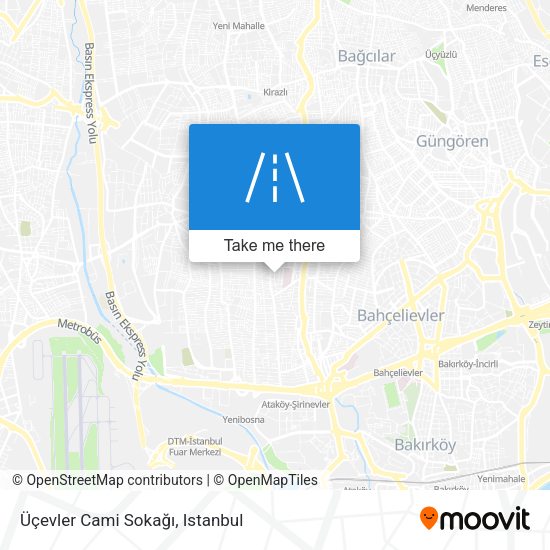 Üçevler Cami Sokağı map