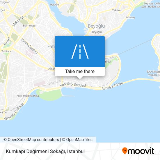 Kumkapı Değirmeni Sokağı map