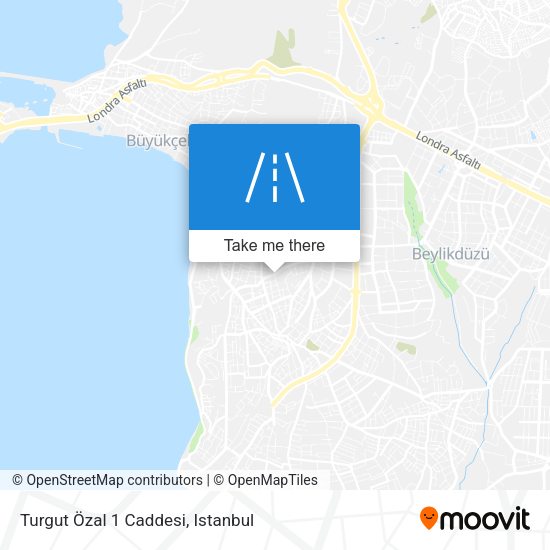 Turgut Özal 1 Caddesi map