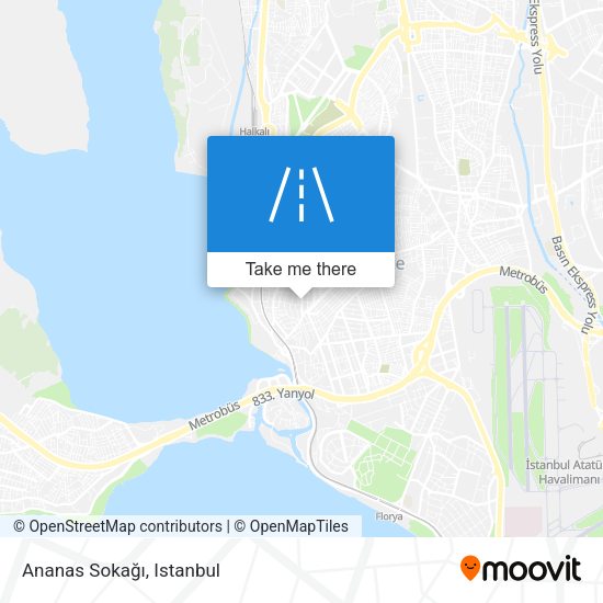 Ananas Sokağı map