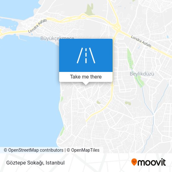 Göztepe Sokağı map