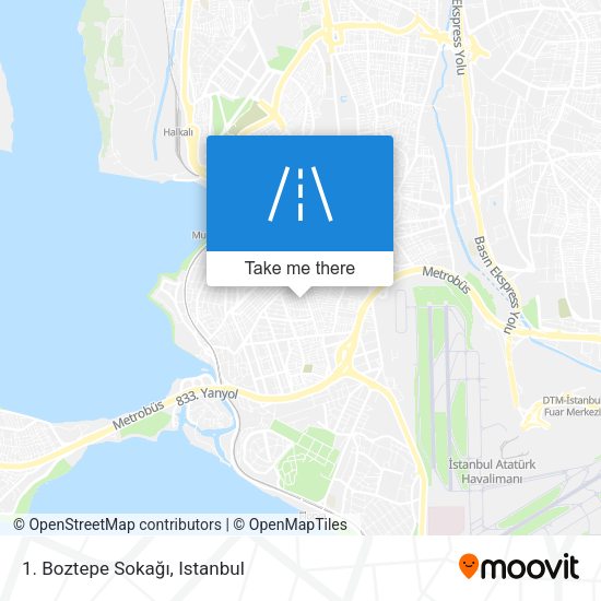 1. Boztepe Sokağı map