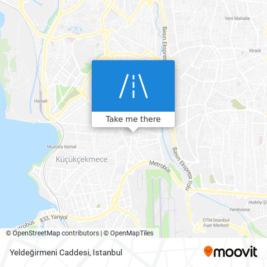 Yeldeğirmeni Caddesi map