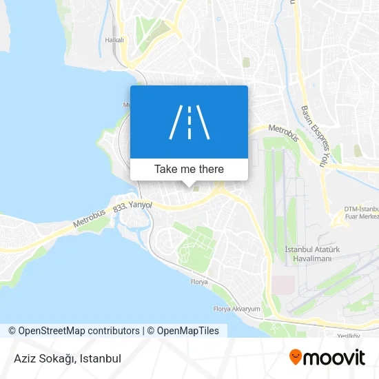Aziz Sokağı map