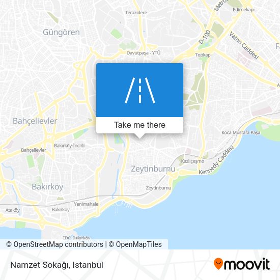 Namzet Sokağı map