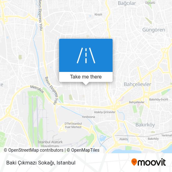 Baki Çıkmazı Sokağı map