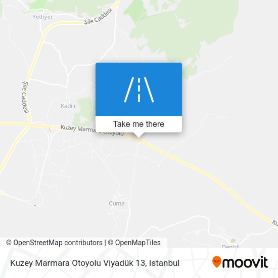 Kuzey Marmara Otoyolu Viyadük 13 map