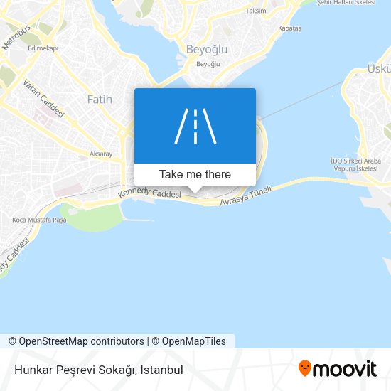 Hunkar Peşrevi Sokağı map