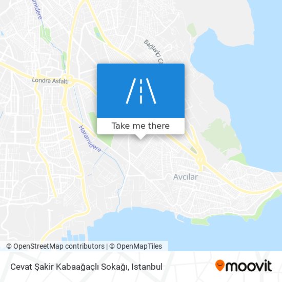 Cevat Şakir Kabaağaçlı Sokağı map