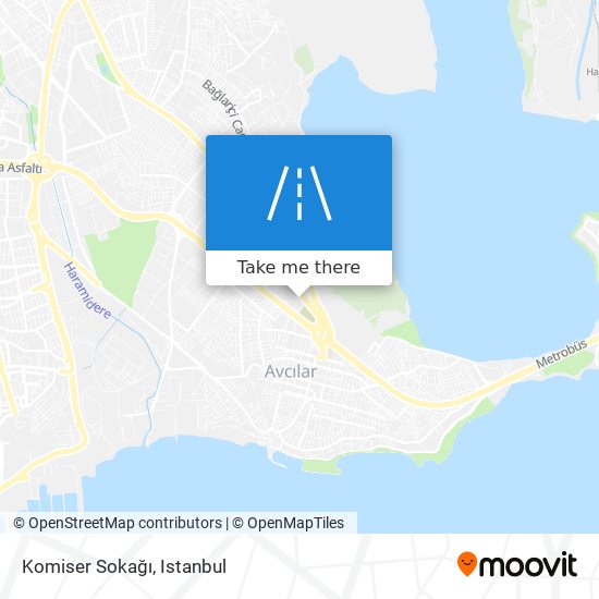 Komiser Sokağı map