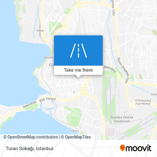 Turan Sokağı map