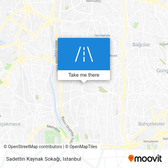 Sadettin Kaynak Sokağı map