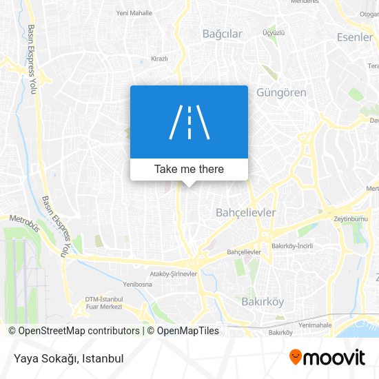 Yaya Sokağı map