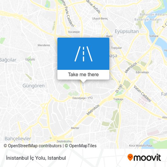 İnistanbul İç Yolu map