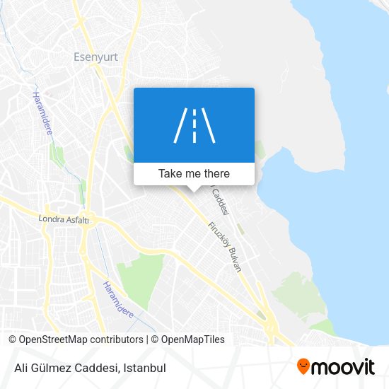 Ali Gülmez Caddesi map