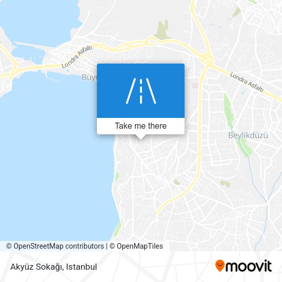 Akyüz Sokağı map