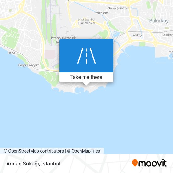 Andaç Sokağı map